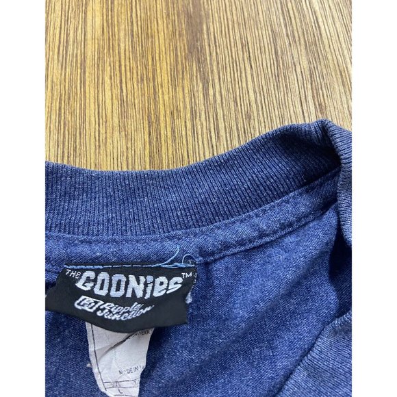 The Goonies Truffle Shuffle Blue Graphic Crew Neck Tee Large - Picture 3 of 6